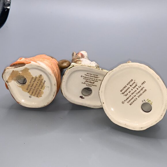 Lot of 3 76-83 Beatrice Potter Ceramic Figures SELLING AS IS - Picture 3 of 3